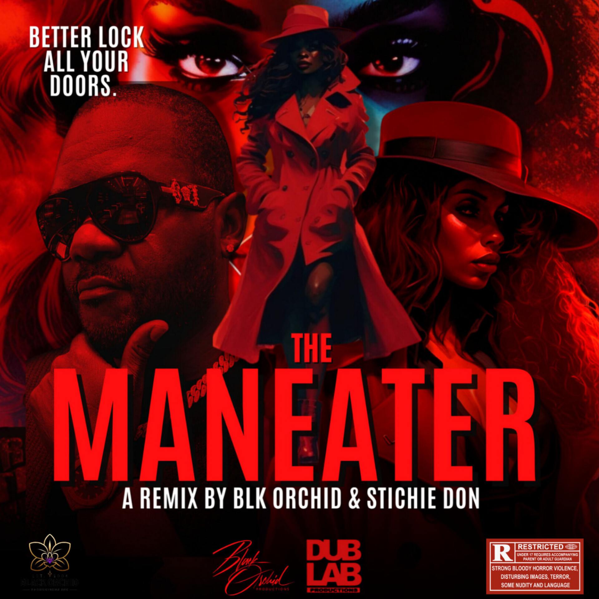 Maneater Remix cover art 