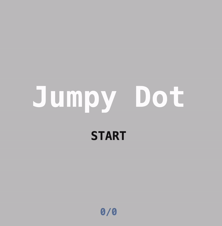"Jumpy Dot" by mrdoob