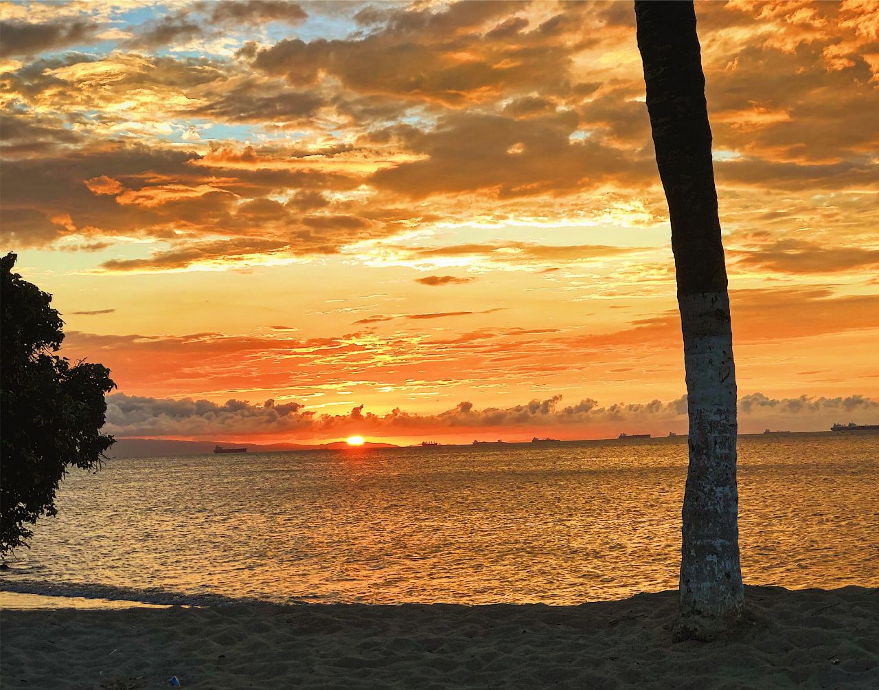 Atardecer en el Caribe