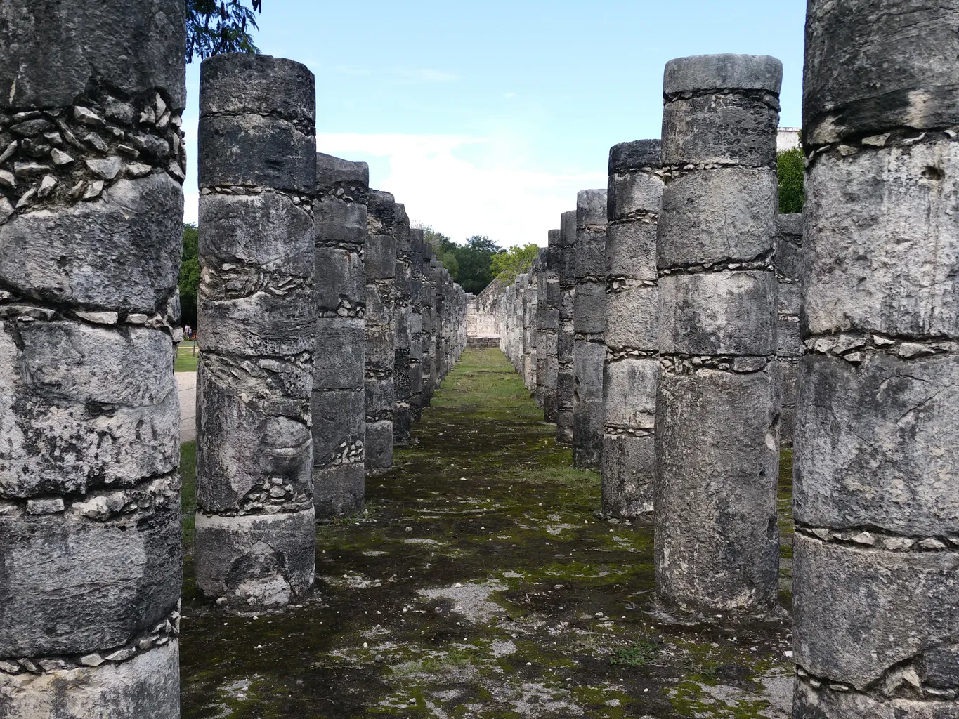 Mexico - Pillars, Chichen Itza
