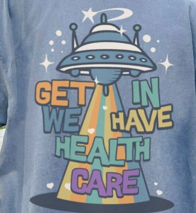 I got abducted by aliens and all I got was this lousy T-shirt